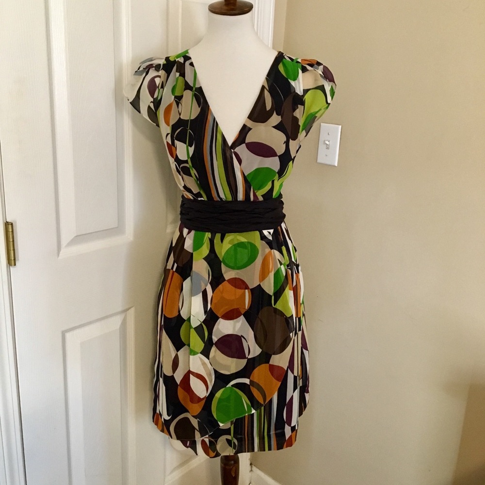 Anthropologie Geometric Print Dress